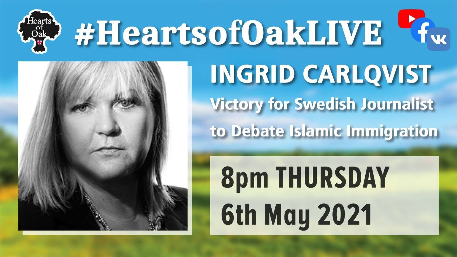 Victory for Swedish Journalist to Debate Islamic Immigration: Ingrid Carlqvist