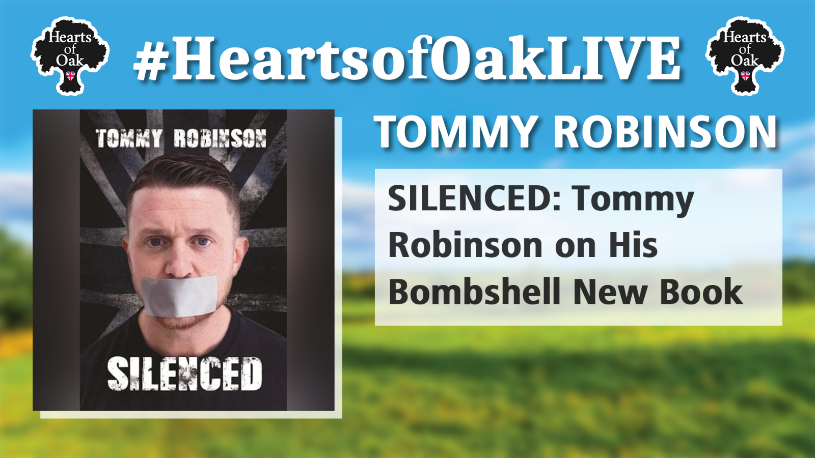 Tommy Robinson - SILENCED: His Bombshell New Book
