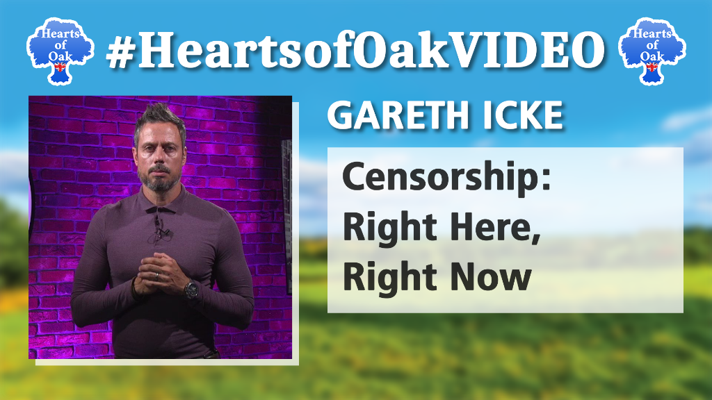 Gareth Icke – Censorship: Right Here, Right Now