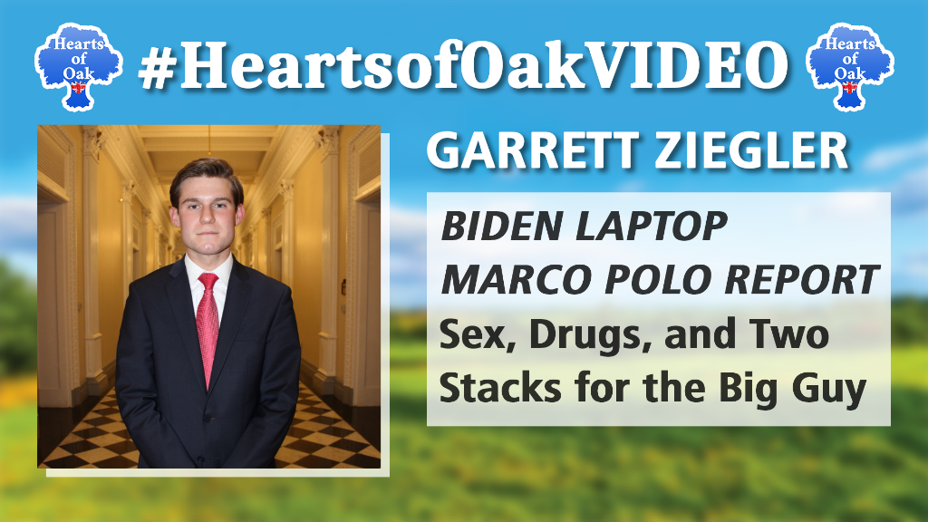 Garrett Ziegler – BIDEN LAPTOP MARCO POLO REPORT: Sex, Drugs and Two Stacks for the Big Guy