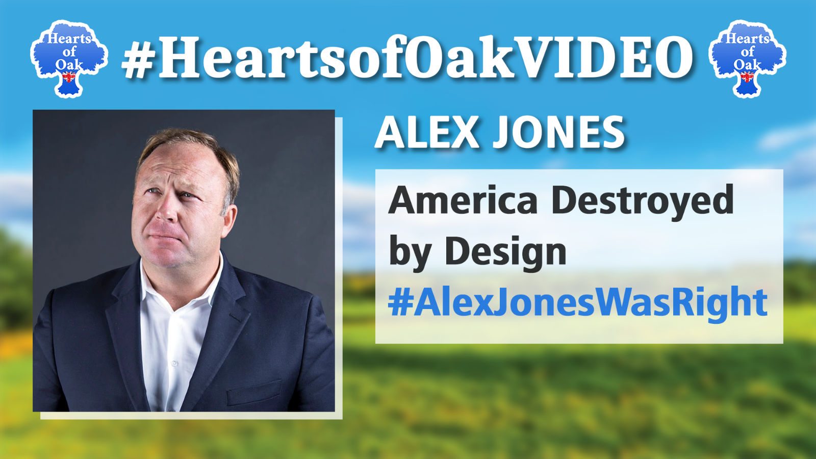 Alex Jones - America Destroyed By Design #AlexJonesWasRight