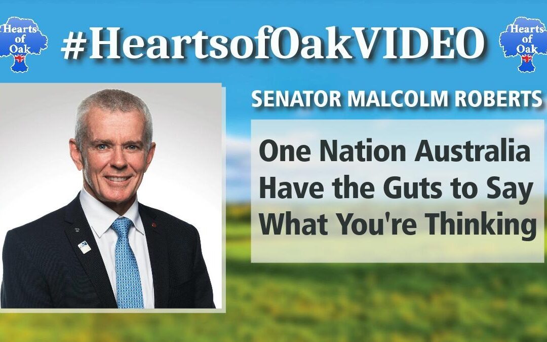Senator Malcolm Roberts – One Nation Australia Have the Guts to Say What You’re Thinking