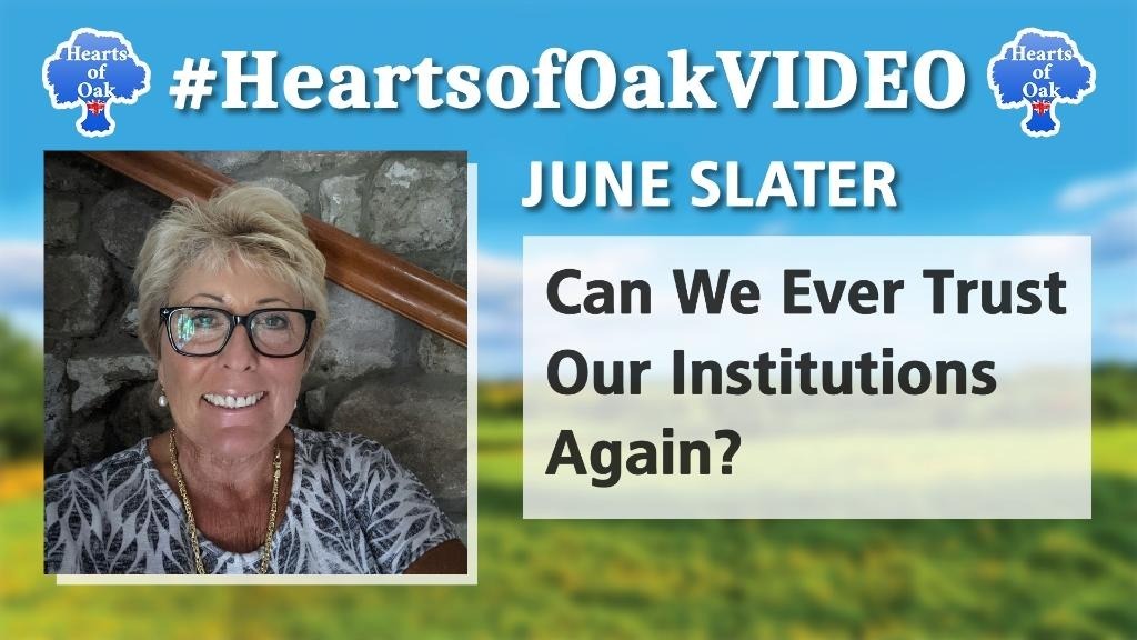 June Slater - Can We Ever Trust our Institutions Again?