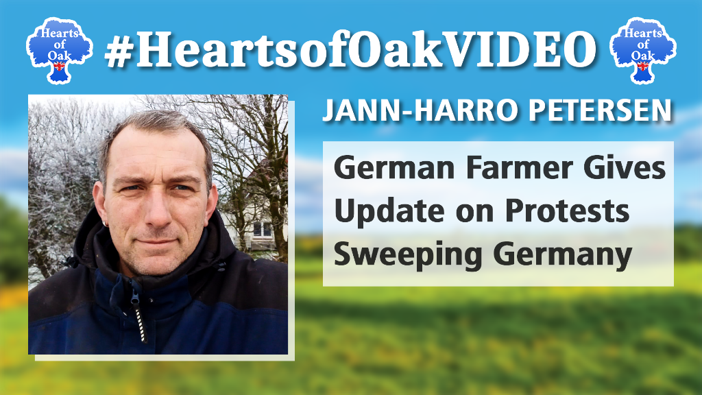 Jann-Harro Petersen – German Farmer Gives Update on Protests Sweeping Germany