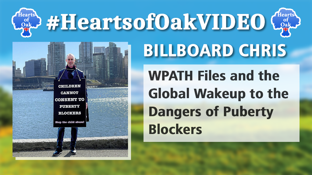 Billboard Chris – WPATH Files and the Global Wakeup to the Danger of Puberty Blockers
