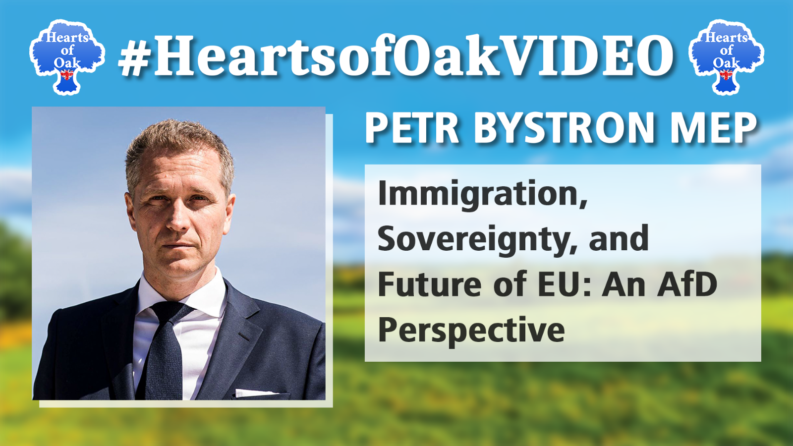 Petr Bystron MEP - Immigration, Sovereignty and the Future of EU: An AfD Perspective