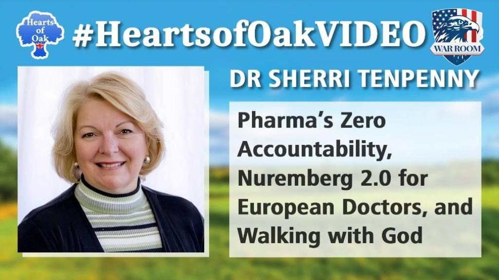 Dr Sherri Tenpenny – Pharma’s Zero Accountability, Nuremberg 2.0 for Euro Doctors & Walking with God